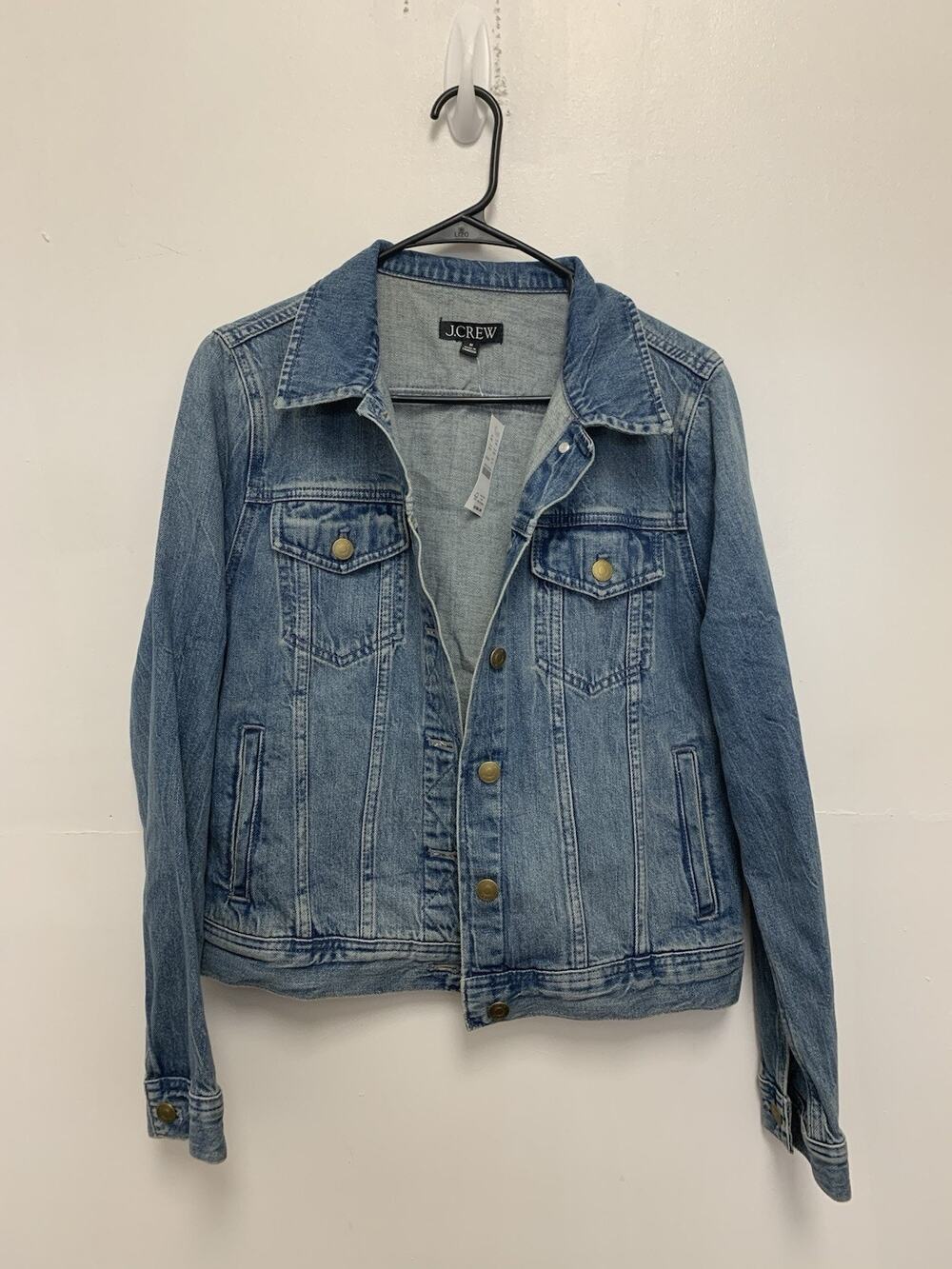 J. Crew Classic denim jacket in Brilliant Day Women's Medium Preppy Cotton